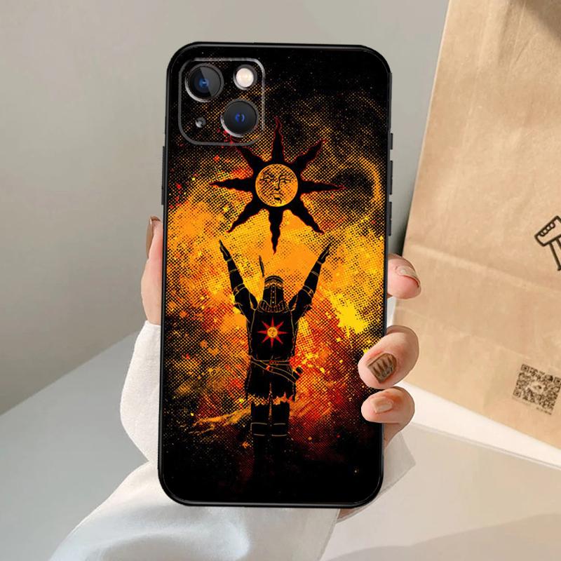 Praise the Sun Dark Souls Case For iPhone 16 15 14 13 Pro Max 12 Pro Max Mini 11 Pro Max XS X XR Plus Cover Shell
