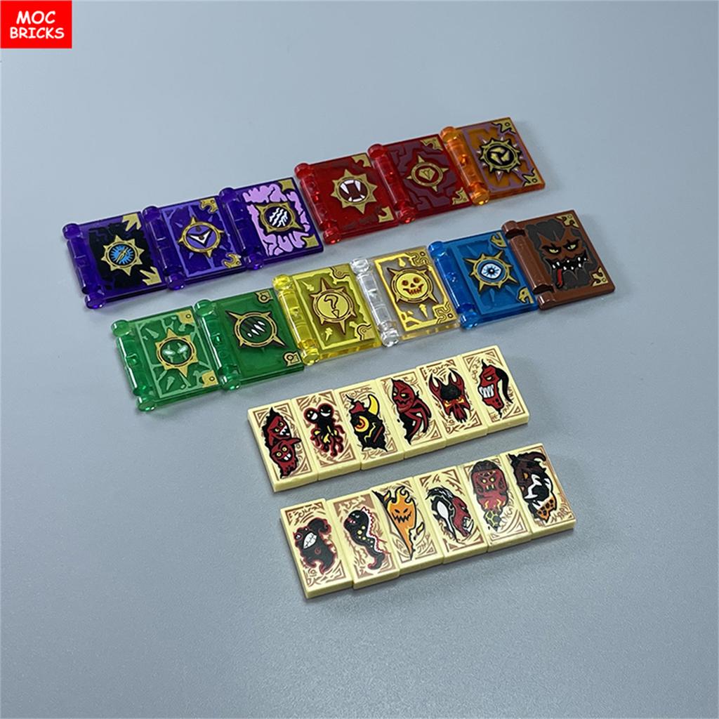 MOC Кубики Волшебная книга Классический стол Рыцари Нексуса Детские игрушки Образовательные фигурки Строительные блоки Подарки для детей