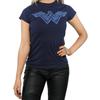 DC Comics Womens/Ladies Wonder Woman Pattern Fill Logo Cotton T-Shirt