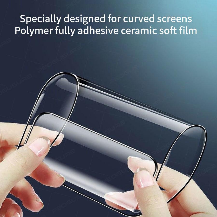 Полноценная защитная матовая керамическая пленка для Samsung Galaxy S25 S24 S23 Ultra S22 Plus S21 S20 S10 S9 S8 Note 20 Plus 10 9 8