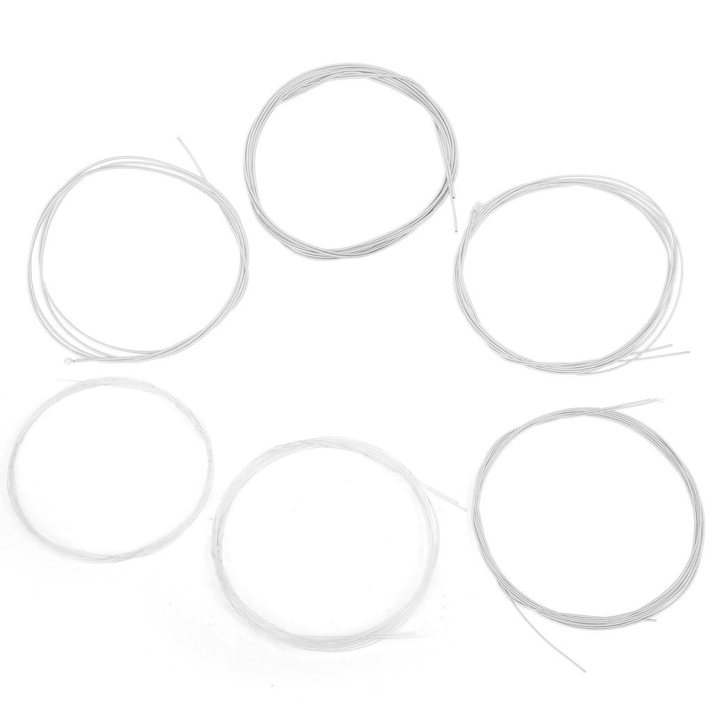 6 шт. комплект струн для уда 1G 2D 3A 4E 5B 6F нейлон посеребренный медный сплав замена