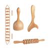 4 шт./компл. деревянные массажные инструменты терапевтический массажный набор лимфодренажный массажный набор Мадеротерапия для коррекции фигуры облегчение мышечной боли