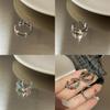 Elegant Geometric Design Colorful Flower And Star Ring For Trendy Women