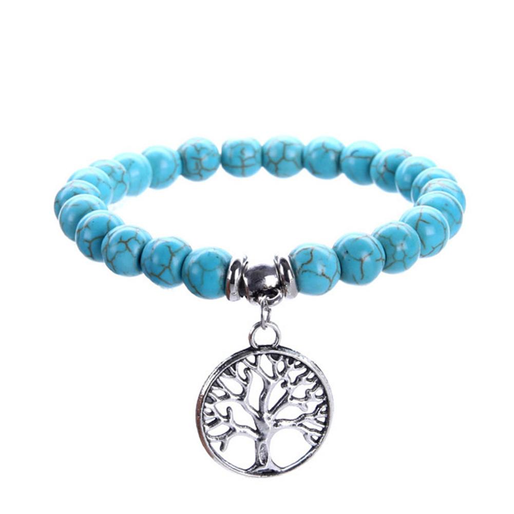 Women Chic Elastic Bracelet Simple Beaded Bracelet