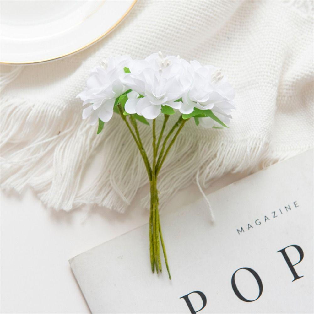 Мини-букет из искусственных гвоздик своими руками, искусственные растения, шелковый букет гортензий, украшение на День матери