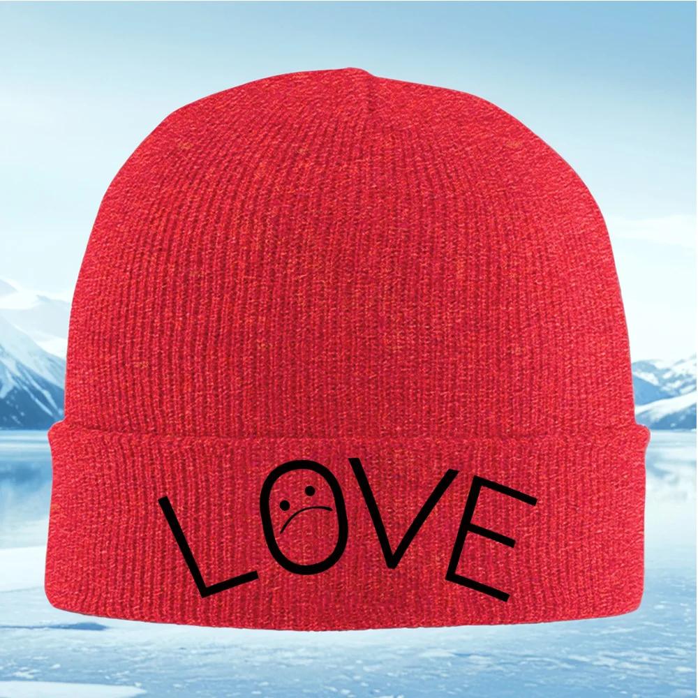 Silhouette shapes abstract dark background Knitted Hat Unisex Women Unisex Beanie Pullover Cap Winter Thermal Warm Christmas Outdoo