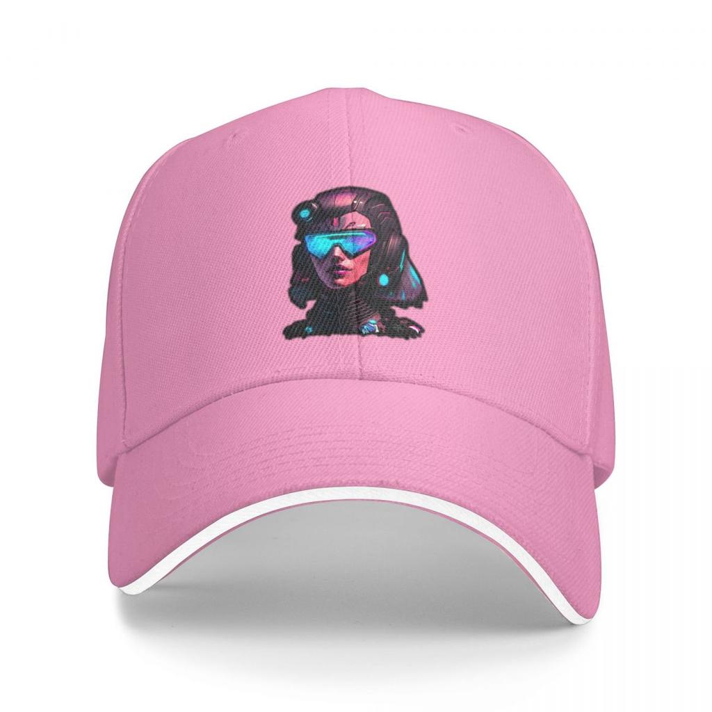 Бейсбольная кепка для девочек в стиле киберпанк, шляпа с помпоном, аниме, шляпа от солнца, шляпа от солнца для женщин и мужчин