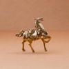 Brass War Horse Small Ornament Home Desktop Decoration Retro Pure Copper Horse Crafts Copper Figurines Enthusiasts Collect