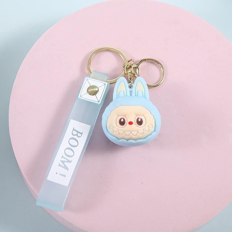 Large Head Keychain Cute Three-dimensional Doll Student Schoolbag Pendant Creative Gift