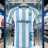 3D-печатная футболка для футбола Малага CF 2025-26 Домашняя Взрослая Athleisure Футболка Семейная Летняя Быстросохнущая Мягкая Удобная Семейные Детские Футболки