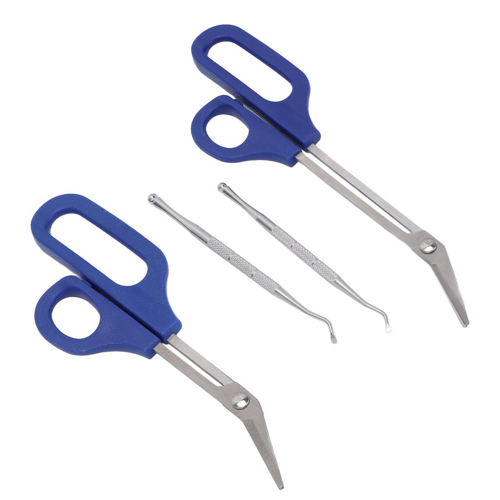 Ножницы для ногтей на ногах с длинной ручкой, эргономичные щипчики для ногтей на ногах, пилка для вросших ногтей на ногах для пожилых и беременных женщин 