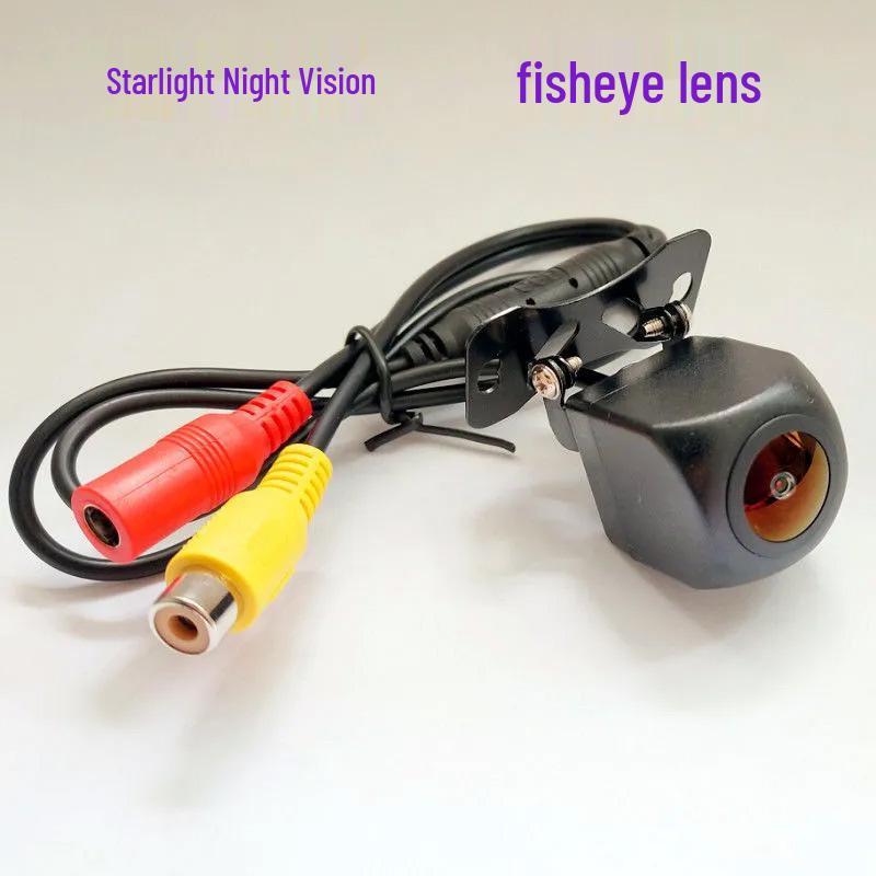 Универсальная HD Автомобильная Камера с Рыбьим Глазом, Звездным Ночным Видением и Широким Углом, Совместимая со Старыми DVD-плеерами