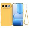 For Honor 500 Pro 5G/Honor 500 5G Liquid Silicone Case Phone Back Cover with Hand Strap