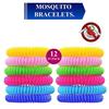 12Pcs Kids Adults?Plastic Elastic Anti-Mosquito Repellent Bracelet Wristband