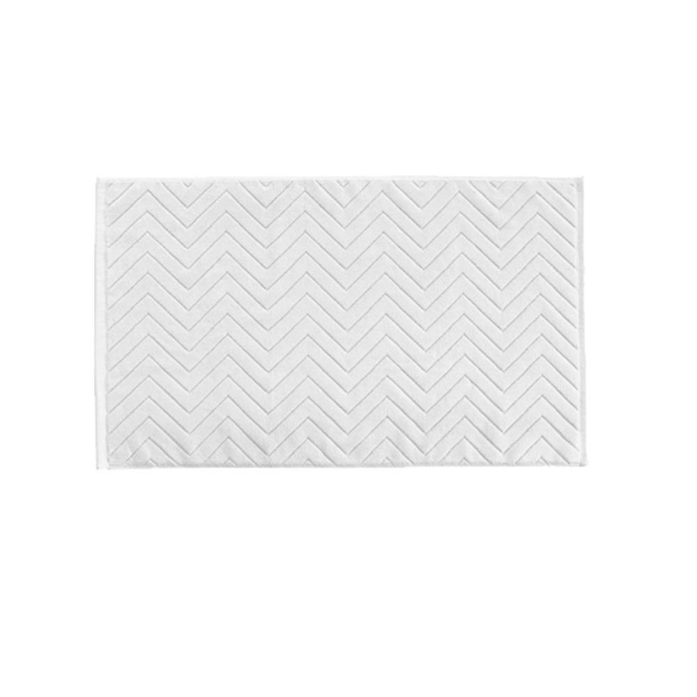 3D Cotton Bathroom Mat Jacquard Feet Towel Yoga Mat Wave Stripe Floor Towel SPA