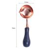 Retro Seal Wax Furnace Stove Pot Anti-Hot Wood Handle Sealings Wax Spoon For Wax Sealing Decorative Wax Stamp Stick Craft Gift