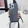 Beautiful Glitter Crossbody Lanyard Magnetic for IPhone 16 E 15 Pro Max 14 13 12 11 Pro Phone Case for Magsafe Cover