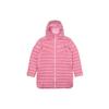 Спортивная куртка Windrunner Down-Fill с капюшоном, однотонная, средней длины, с логотипом, женская, верхняя одежда, розового цвета CU5092-614