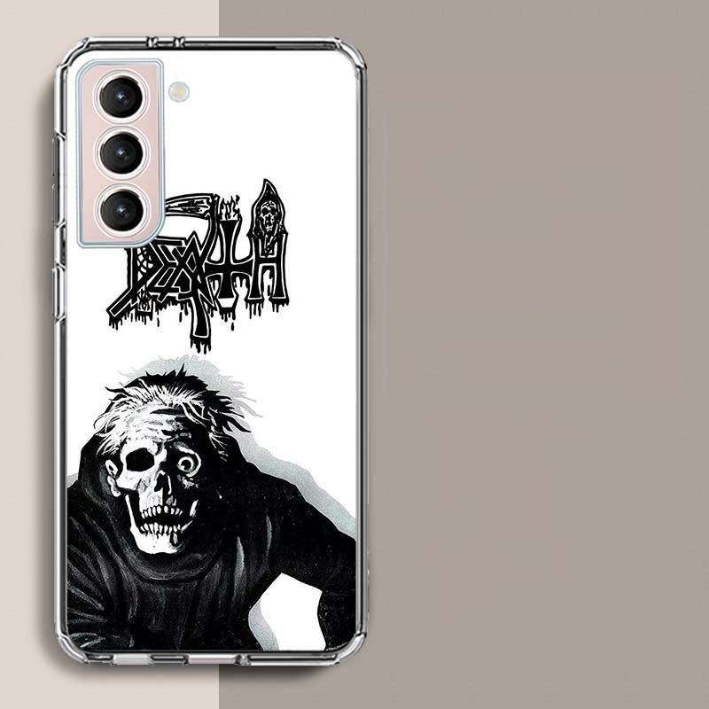 Metal Band D-Death Phone Case For Samsung A16 A26 A36 A56 A17 A15 A25 A35 A55 A14 A24 A34 A54 A04S A05S Galaxy Note 20 10 9 8 A9