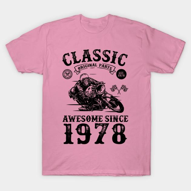 Футболка Женская Подарок на 40-летие 40 лет Родилась в 1978 Сделано Принт Харадзюку Каваий Футболка Летняя С коротким рукавом Женская Футболка Топ