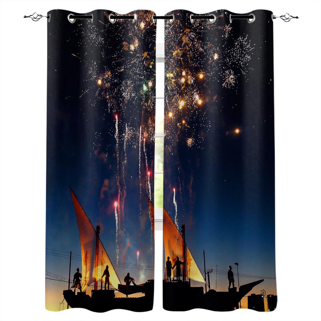 Золотой узор на черном фоне Роскошные шторы для дома Товары для дома Гостиная Спальня Индивидуальные шторы