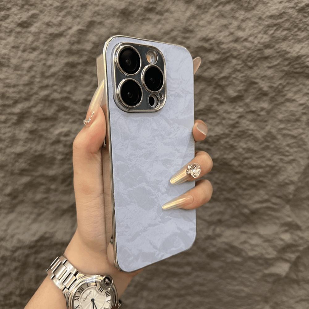 Чехол с узором «Снежная гора Аврора» для iPhone 17 Air 16 15 14 13 12 Pro Max 11 17Pro Покрытие Броня Защитное стекло для камеры Capa Funda