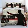 Horror TV The Walking Dead Lincoln Comforter Bedding SetDuvet Cover Bed Set Quilt Cover PillowcaseKing Queen Size Bedding Set