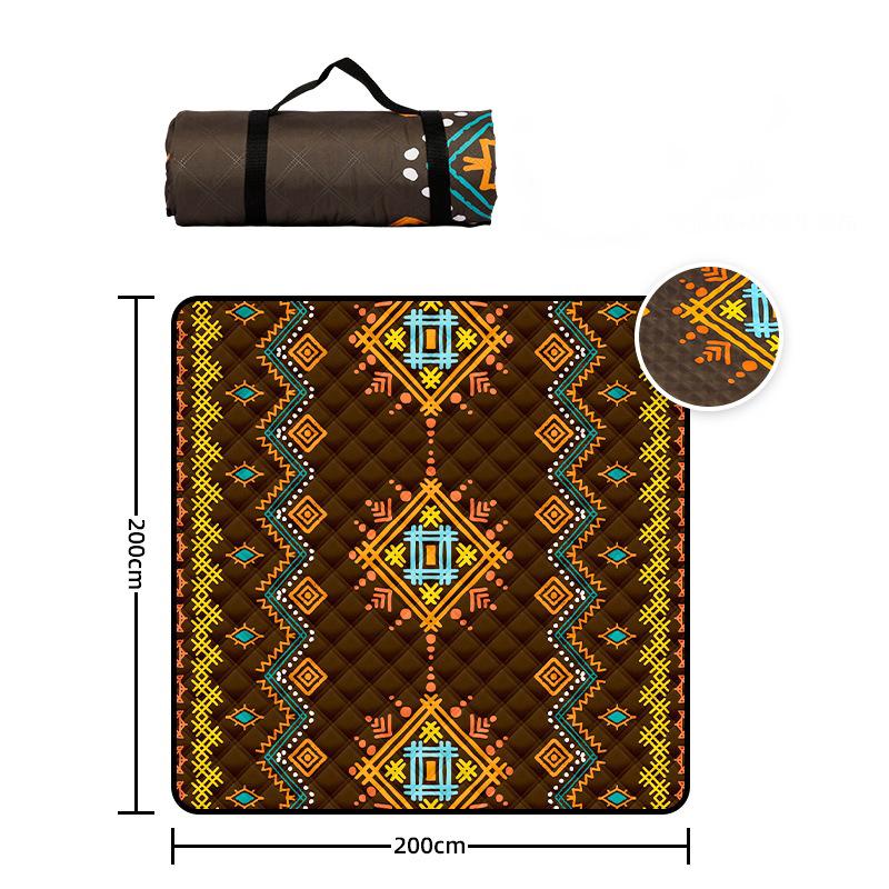 Camping Mat Waterproof Foldable Floor Mat Waterproof Blanket Easy-Clean Outdoor Camping Mat For Festival Travel Picnic