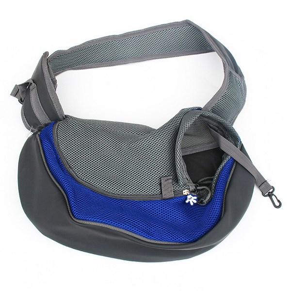 Pet Blue Mesh Shoulder Strap Carrying Bag YT_RC515, Korean Pet Shampoo