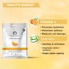 The Man Company Vitamin C Sheet Mask with Hyaluronic Acid & Lemon, Boosts Collagen, Brightening, Improves Skin Tone, Deep Cleanses, 25Ml