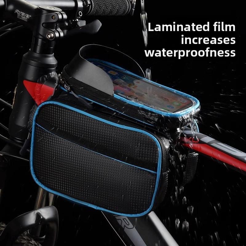 Bolsa para bicicleta impermeable para cuadro delantero accesorios de ciclismo para móvil