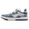 Li Ning We Wo Pro 1807 Special Edition Non-Slip Shock Absorbing Wear-Resistant Low-Top Sneakers Women Sneakers Blue AECR066-2