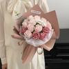Preserved Rose & Carnation Bouquet - Perfect Birthday or Valentine's Gift for Mother, Teacher, or Girlfriend