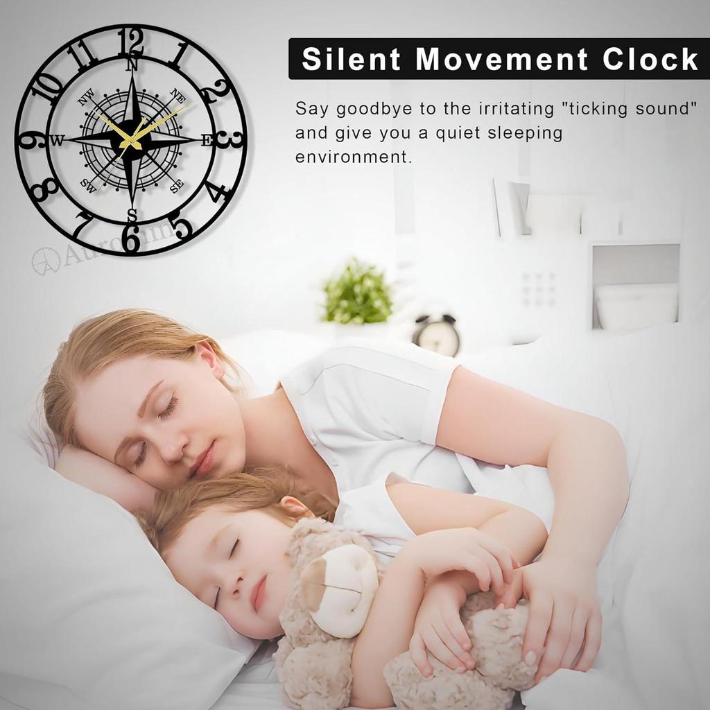 Modern Silent Wall Watch for Bedroom, Hall, Ofifice, Drawing Room | Decorative Wallclocks Big Size for Hall Large, Interior Design Items for Home