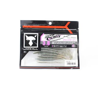 Jackall Мягкая приманка Flick Curly 3,8 дюйма Prism Shad (0759)