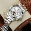 Новые роскошные мужские часы высшего бренда с коробкой, водонепроницаемые деловые полностью автоматические мужские механические часы