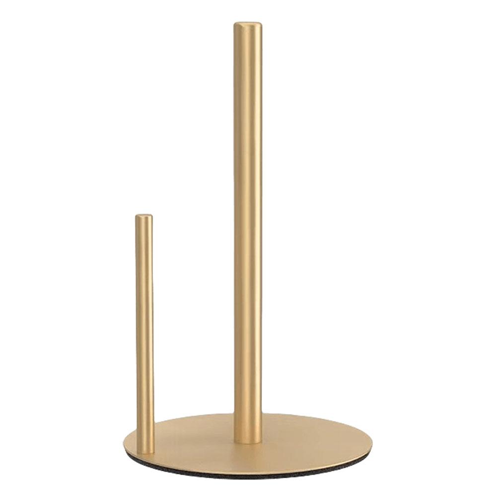 Держатель для бумажных полотенец, настольный диспенсер для бумажных полотенец, утяжеленное основание, вертикальный держатель для ткани из нержавеющей стали для кухни и ванной комнаты