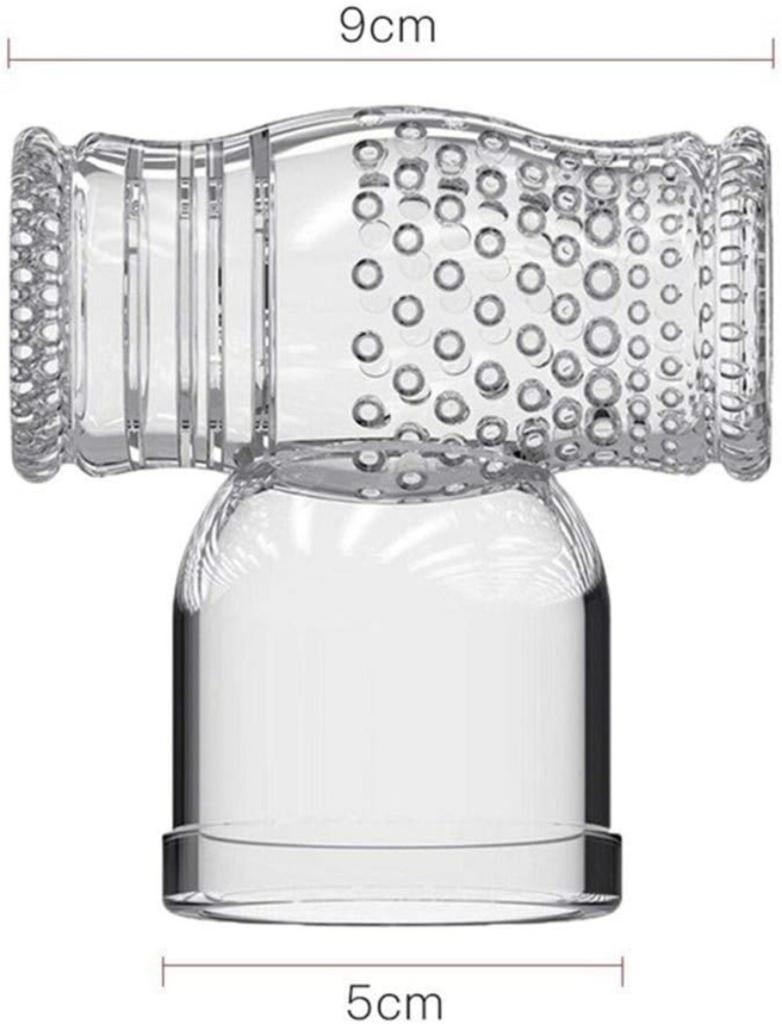 Male Masturbator Cock Sleeve Penis Ring Glans Sucking Caps Stimulator Erotic Sex Toys for Men Magic Wand Holder Vibrator Cover