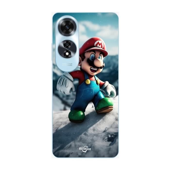 Coque - Oppo - A60 - Super Mario Bros - Souple - Noir