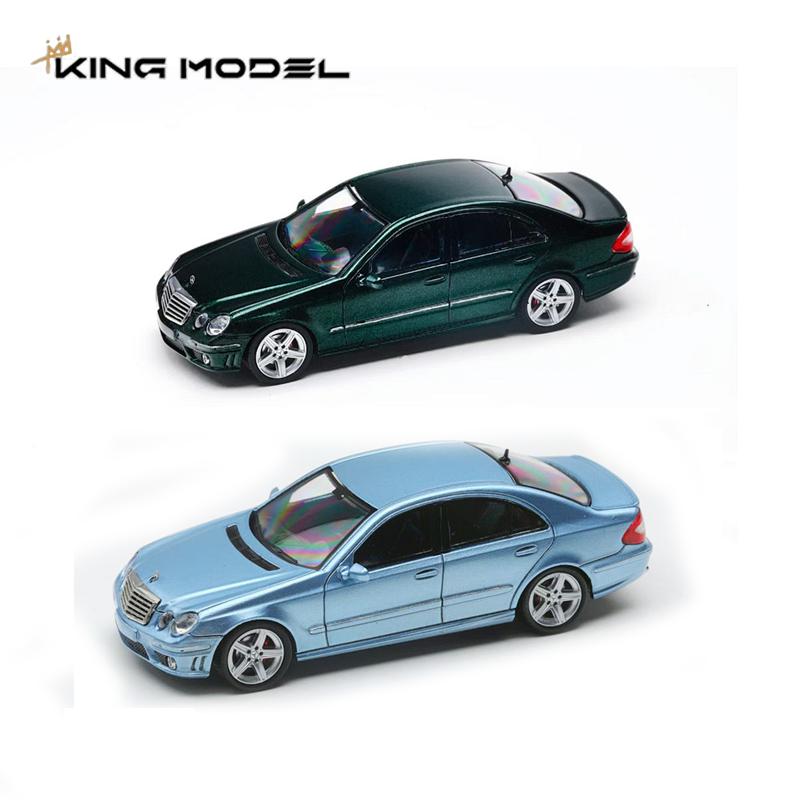 In Stock King Model 1:64 Mercedes-benz E63 Amg W211 Series Simulation Alloy Miniature Die-casting Car Model Custom Toys Gift