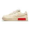 Air Force 1 Fontanka Pearl White University Красные женские кроссовки Кремовые DA7024-200