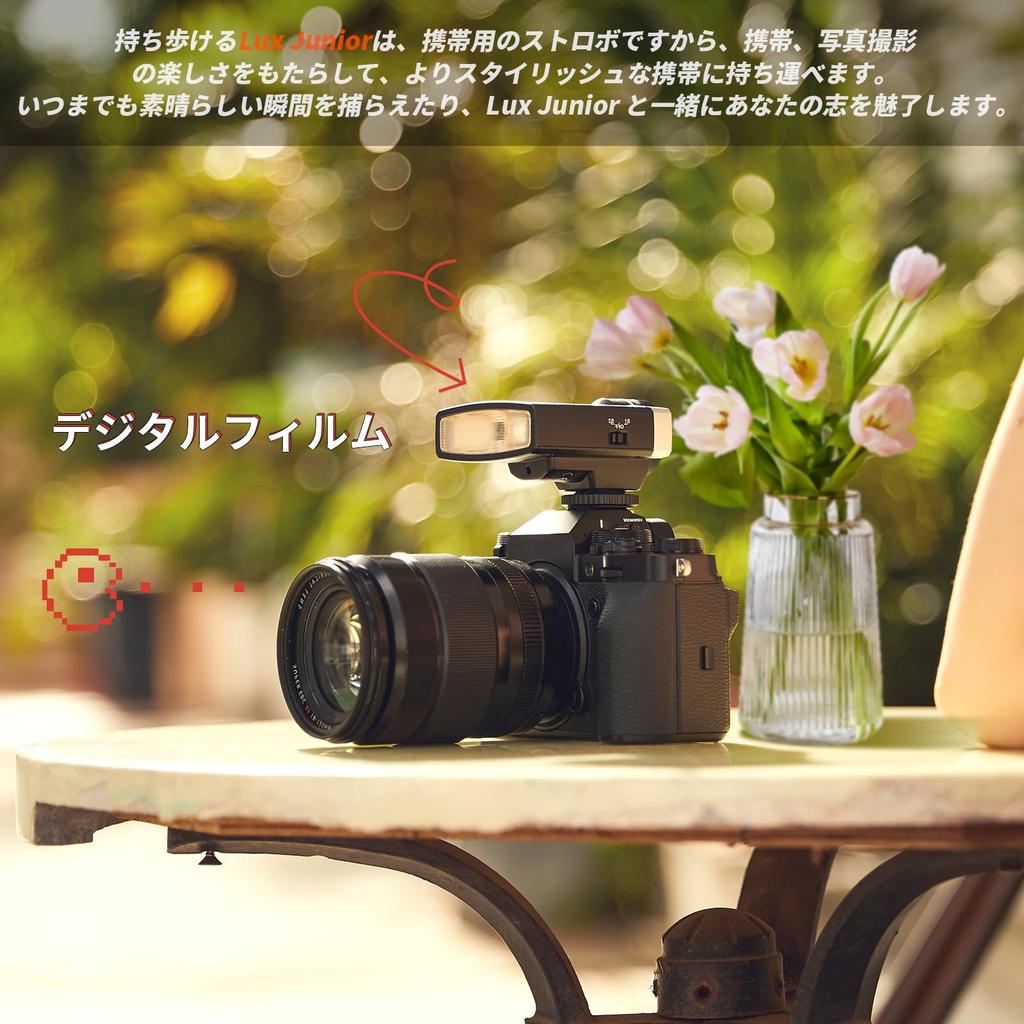 GODOX Lux Junior Retro Camera Вспышка Strobe Speedlight GN12 CCT Автоматический ручной режим Мощность вспышки Фокусное расстояние 28 мм Совместимость с пленочными камерами Sony Junior