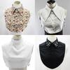 43 Styles Fake Collar Stand Lapel Shirt Detachable Collar Women Lace Floral False Collar Half Shirt Blouse Faux Col