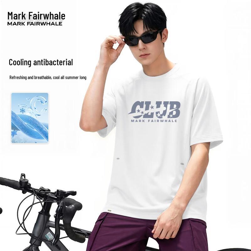 MARK FAIRWHALE Men's Cooling Anti-bacterial Loose T-Shirt