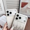 Оригинальный Глянцевый Чехол для Телефона с Рисунком Кожи Крокодила для iPhone 17 16 15 Pro Max, Градиентный Цвет, Ударопрочный Бампер