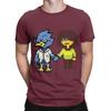 Deltarune бердли и крис Смешная Хлопковая Футболка 100% deltarune Топы Футболки Для Унисекса