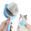 SOONTAN One Push Groom Pet Brush Dog Cat Brush Удаление шерсти Массажная пуходерка Щетка для удаления таблеток - (Розовый / Синий)