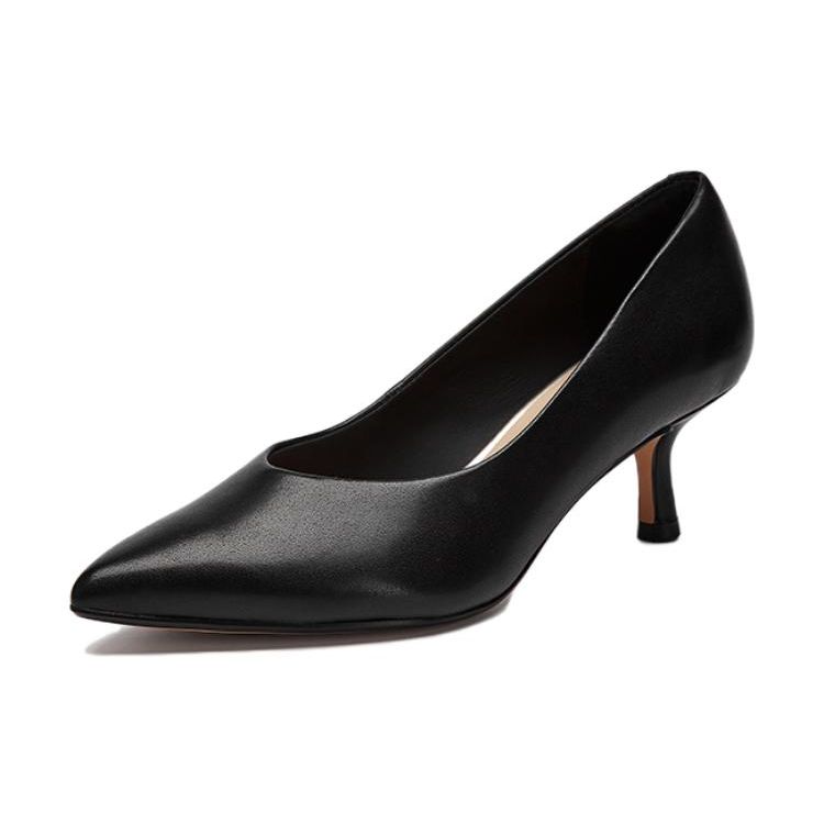 Clarks Элегантные остроносые туфли-лодочки на шпильке Женские туфли Черные 261615334