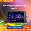 Автомобильное радио Android 12 Carplay GPS 4G для Ssangyong Kyron Actyon 2005 2006 2007 2008 2009 2010-2013 Bluetooth мультимедийный проигрыватель