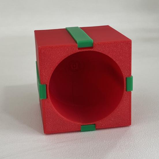 Christmas Tree Shape Trailer Cap Decorative Hitch Ball Cover Anti-rust Protector for Towing Trailers Red Christmas Box Car Exterior Accessory